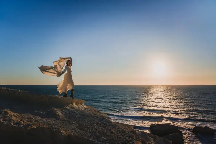 Paphos Sea Caves Cyprus Elopement Photographer — Beziique — image 6 of 24