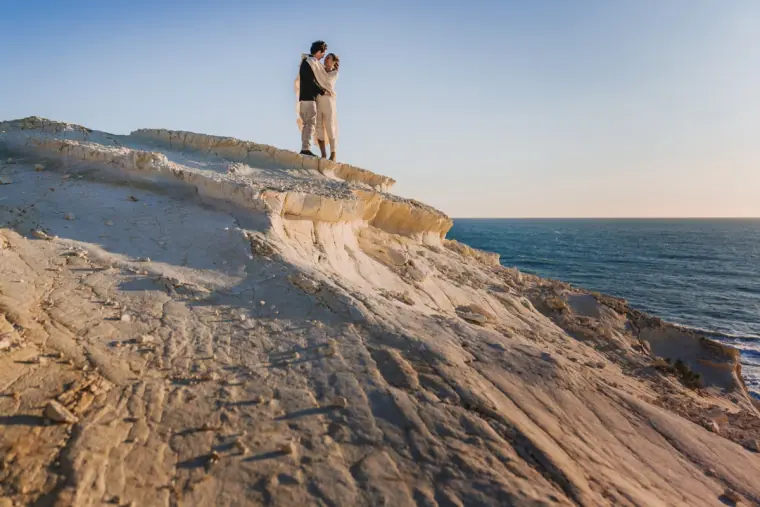 Paphos Sea Caves Cyprus Elopement Photographer — Beziique — image 8 of 24