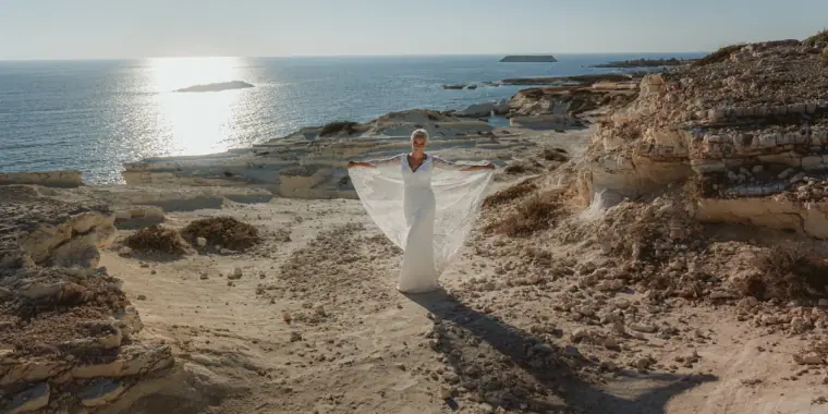 Cyprus Sea Caves Trash the Dress Photographer — Beziique — image 7 of 39