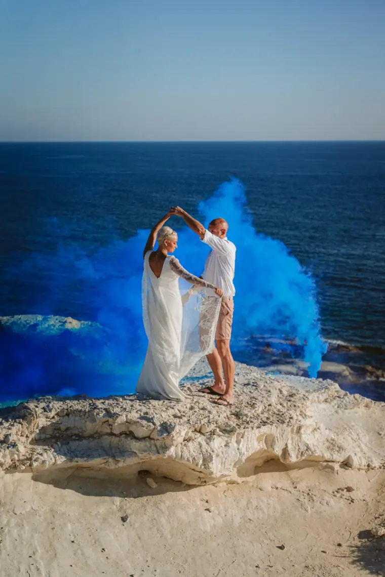 Cyprus Sea Caves Trash the Dress Photographer — Beziique — image 8 of 39