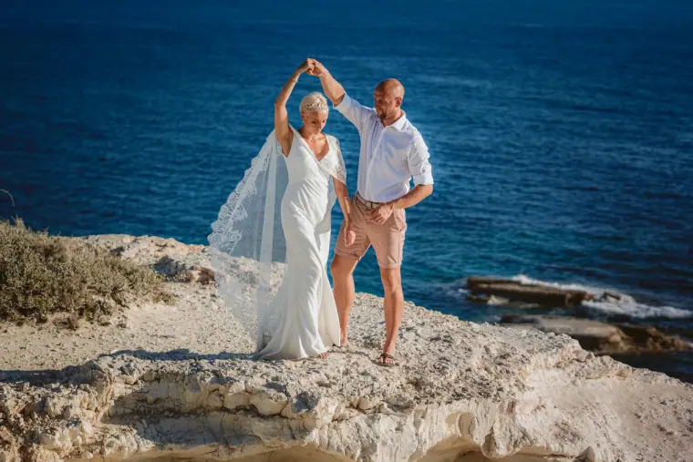 Cyprus Sea Caves Trash the Dress Photographer — Beziique — image 9 of 39