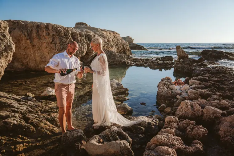 Cyprus Sea Caves Trash the Dress Photographer — Beziique — image 15 of 39