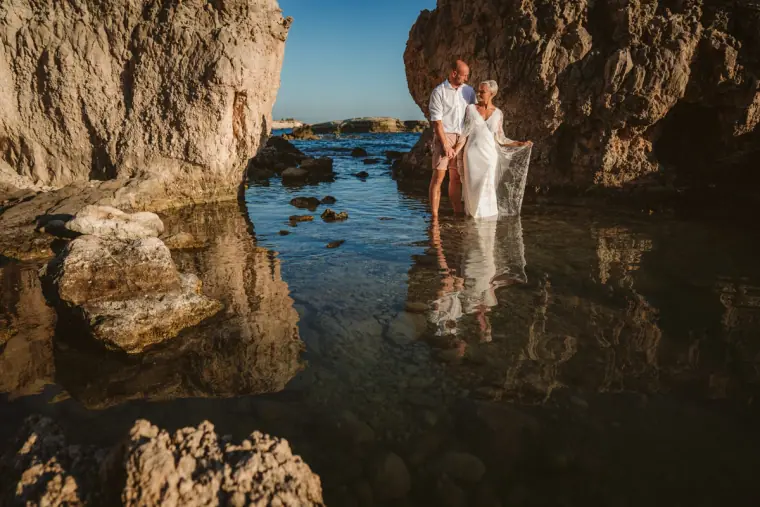 Cyprus Sea Caves Trash the Dress Photographer — Beziique — image 16 of 39