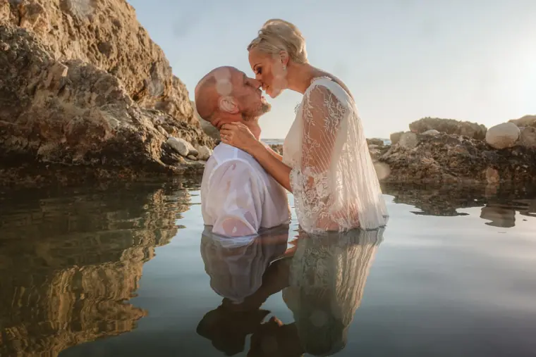 Cyprus Sea Caves Trash the Dress Photographer — Beziique — image 18 of 39