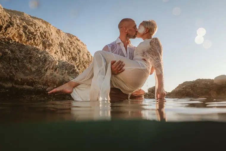 Cyprus Sea Caves Trash the Dress Photographer — Beziique — image 19 of 39