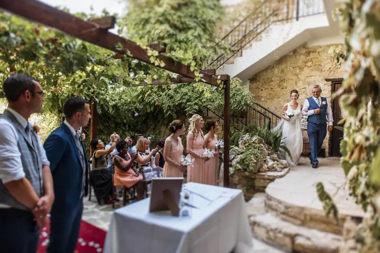 Donna & Byron's Vasilias Nikoklis Inn Wedding, Paphos — image 31 of 81