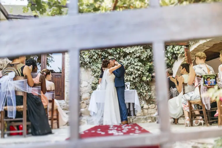 Donna & Byron's Vasilias Nikoklis Inn Wedding, Paphos — image 34 of 81
