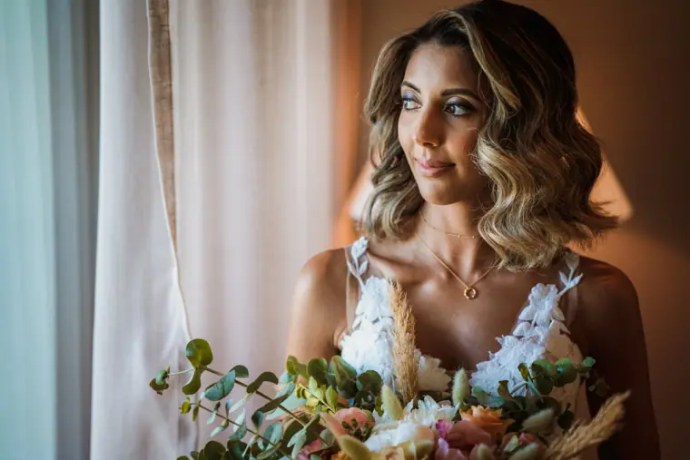 Emily & Chris's Cyprus Micro Wedding at Minthis Hills — Beziique — image 10 of 44