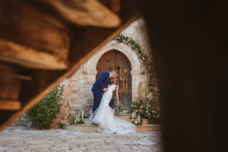 Emily & Chris's Cyprus Micro Wedding at Minthis Hills — Beziique — image 13 of 44
