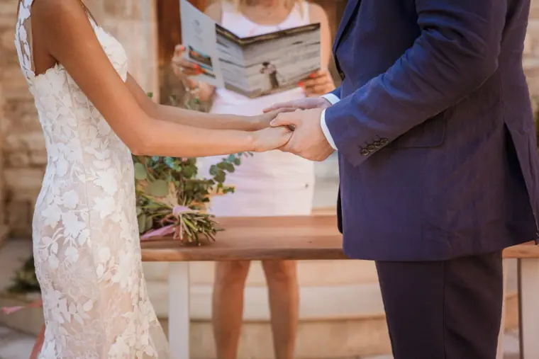 Emily & Chris's Cyprus Micro Wedding at Minthis Hills — Beziique — image 18 of 44