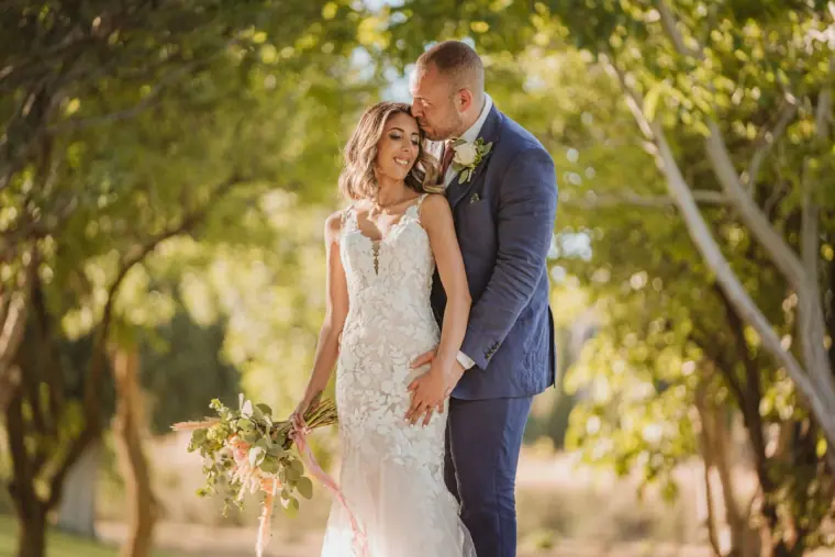 Emily & Chris's Cyprus Micro Wedding at Minthis Hills — Beziique — image 25 of 44