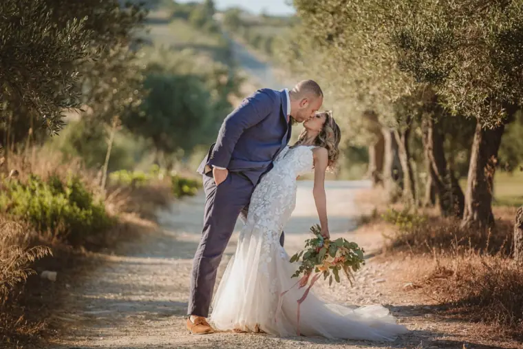 Emily & Chris's Cyprus Micro Wedding at Minthis Hills — Beziique — image 29 of 44