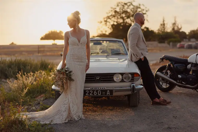 Emily & Chris's Cyprus Micro Wedding at Minthis Hills — Beziique — image 35 of 44