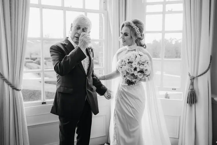 Ian & Jade's Glam Gold Hedsor House Wedding — image 12 of 43