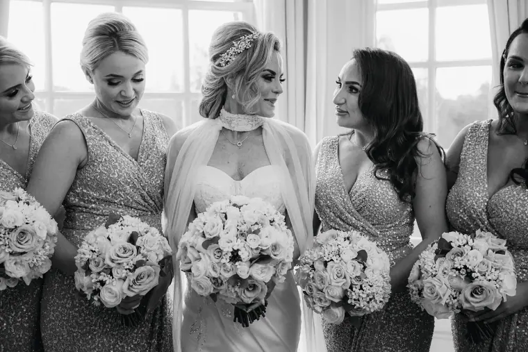Ian & Jade's Glam Gold Hedsor House Wedding — image 13 of 43