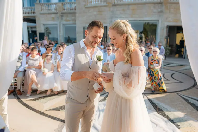 Jade & Peter's Anassa Hotel Wedding, Cyprus — image 2 of 36