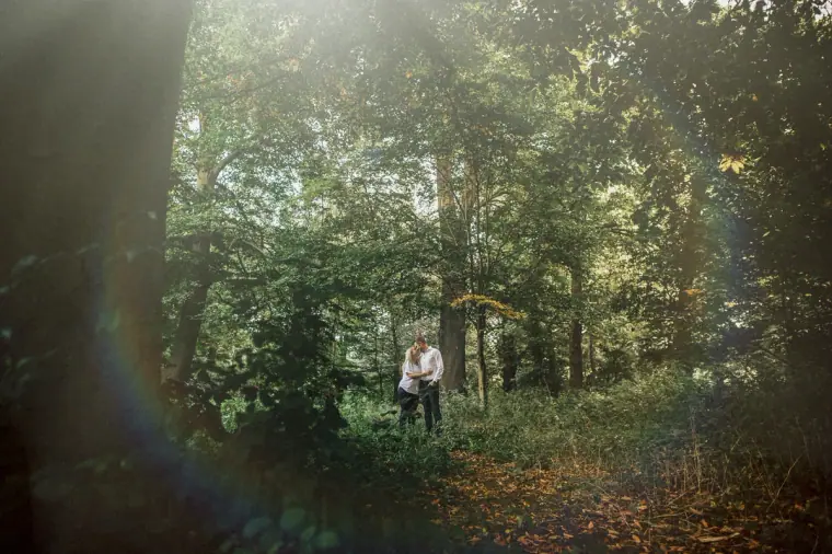 Lauren & Anthony Engagement Shoot, Virginia Water — image 5 of 23