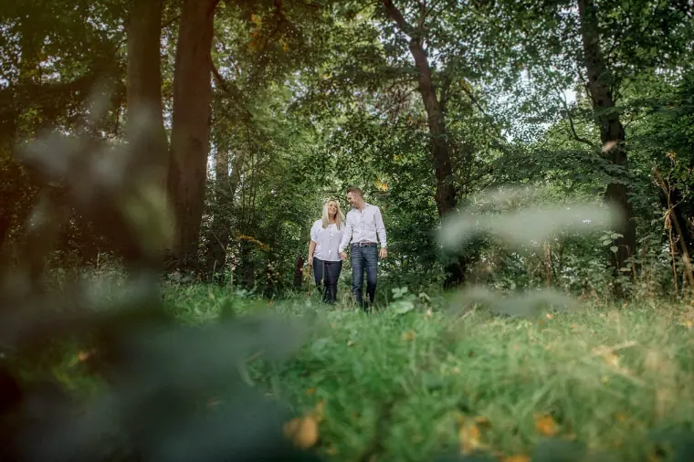 Lauren & Anthony Engagement Shoot, Virginia Water — image 6 of 23