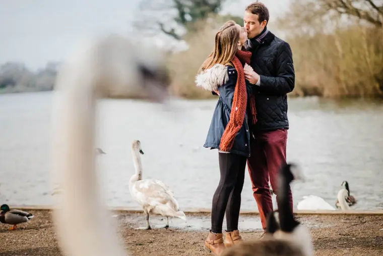UK Pre-Wedding Engagement Shoot, Dinton Pastures — Beziique — image 6 of 54
