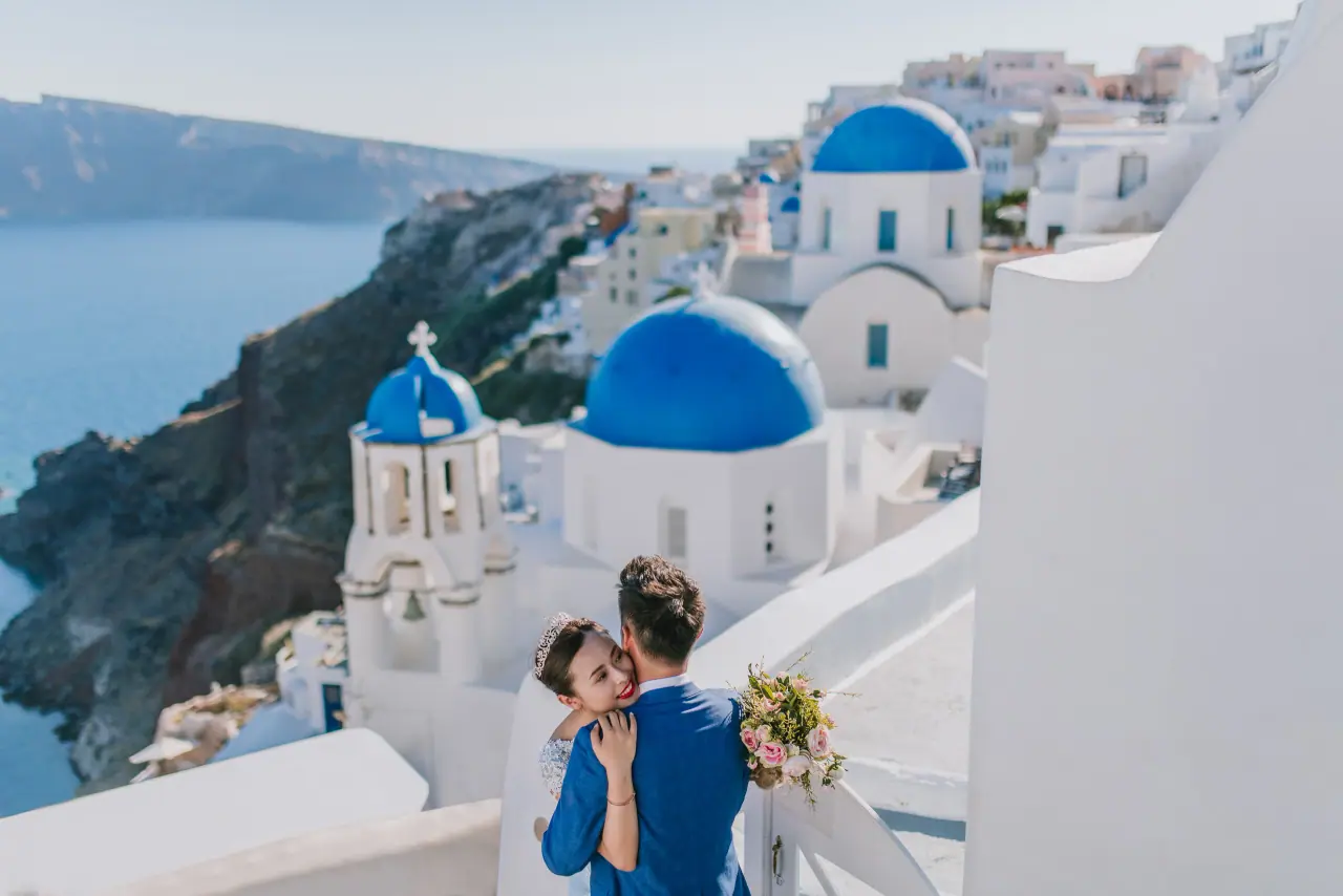 Santorini Destination Wedding Photography Travels