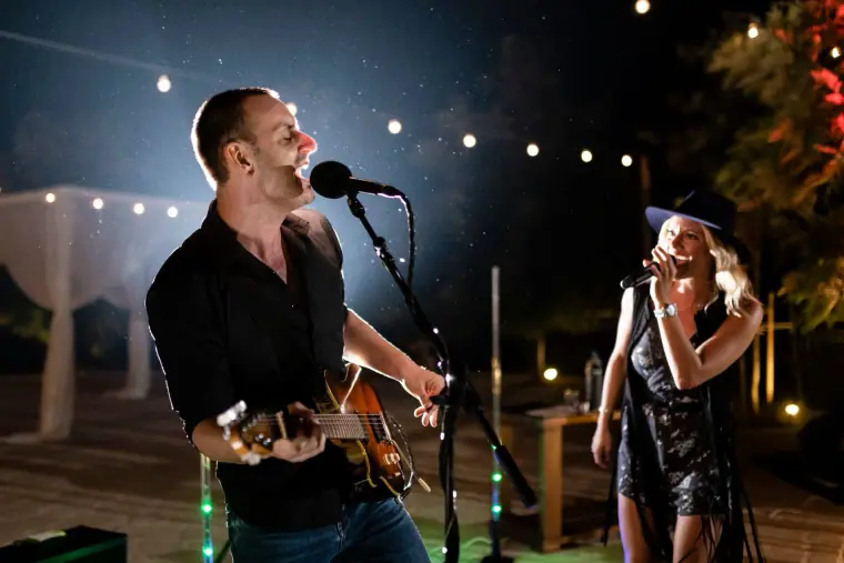 Cyprus Wedding Party Band Duo — Davey & Aimie — image 6 of 7