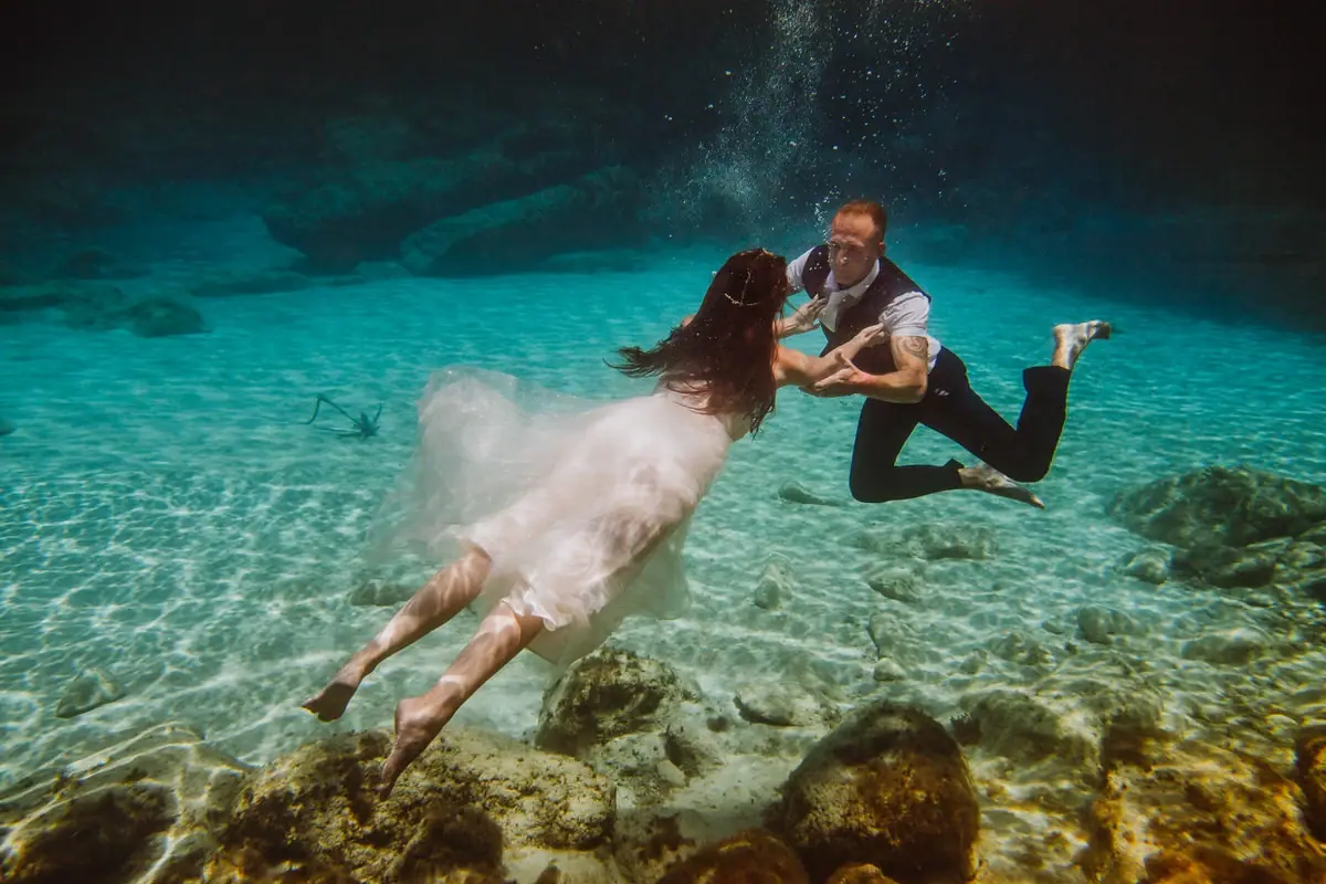 Underwater Photoshoot in Cyprus — Beziique